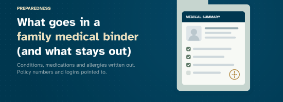 Family medical binder: what to include and what to leave out